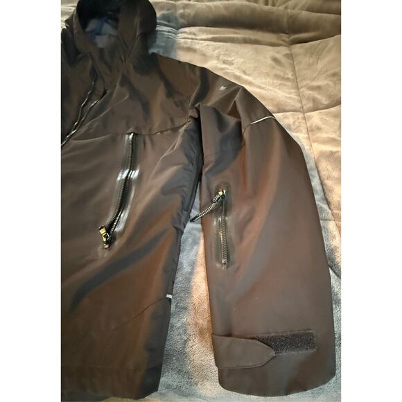 Michael Kors Reflective Sport Coat with Hood in Charcoal Size Large Mens Jacket - Picture 7 of 11